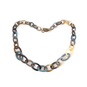 ネックレス オーバル・カラー / ダークアイアン 68cm [N060Z]