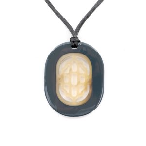 ペンダント オーバル・ゴシック / ダークアイアン [P065Z]